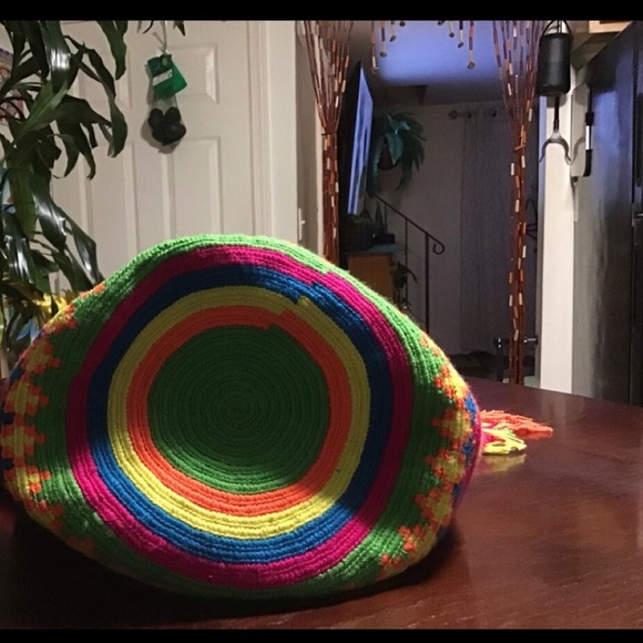 Authentic Wayuu mochila, Bag🧶🧶🧶🪡🪡🪡🧵🧵🧵🧵🪡 - Picture 7 of 9